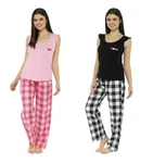 Ladies Check Design Cool Summer Lightweight Pyjama Set Uk 8-22. Fixed Price $25.97.