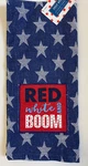 July 4TH Patriotic Kitchen Dish Towels 28" X 18" 100% Cotton Blue W/ White Stars. Fixed Price $9.99.