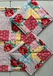 Pioneer Woman Mat & 2 Potholders/hot Pads. Handmade Quilted Cotton Floral. Fixed Price $15.00.