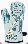 Blue Q Oven Mitt "bitches Get Stuff Done" Super-insulated, 100% Cotton, 12.5. Fixed Price $38.81.