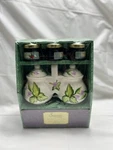 Soprano Notable Fruit Double Condiment Jam Dining Ceramic Server Bowls. Fixed Price $11.00.