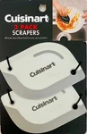 Cuisinart 2 Pk Silicone Scrapers For Pots, Pans, Dishes & Pet Hair! Bpa Free. Fixed Price $9.95.