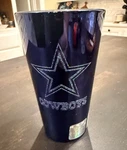 Dallas Cowboys Blue 16 Oz Pint Glass Boelter Brands Made Usa Vintage. Fixed Price $19.49.