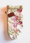 Great Finds Floral Pinks/purple Quilted Oven Mitt. Fixed Price $5.99.