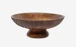 Edhas Mango Decorative Wooden Bowl Hand Carved Home For Dining Tab.... Fixed Price $142.60.