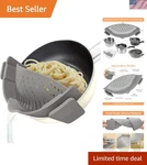 Clip Strainer For All Pots Pan,silicone Pasta Kitchen Gadgets,col.... Fixed Price $23.86.