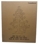 Crate & Barrel Laser Cut Wood Tree With Star Nib. Fixed Price $12.99.