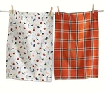 Tag Phantom Dishtowel Set Of Two Large 26 X 18 - New Free Shipping. Fixed Price $15.99.