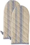 French Stripe, Kitchen Collection, Nautical Blue, Oven Mitts, 2 Count. Fixed Price $19.35.