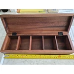 Ironwood Acacia Townhouse Tea Box 5 Compartment Organizer 28227 Brown. Fixed Price $25.99.
