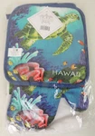 Ajw Hawaii Ocean Turtle Kitchen Towel Pot Holder Oven Mitt 3PC Sealed Set. Fixed Price $15.99.