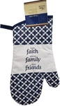 Printed Jumbo Kitchen Oven Mitt (7" X 13") Faith Family Friends, Blue, Gr. Fixed Price $8.99.