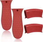 4 Pack Silicone Hot Handle Cover, Pot Holders Heat Resistant Ass. Fixed Price $15.51.