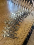 Service For 6- 30 Pieces Vance Kitira Adirondack Twig Flatware. Fixed Price $425.00.