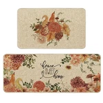Tikeciti Fall Thanksgiving Harvest Dahlia Pumpkin Kitchen Mats Set Of 2, Autumn. Fixed Price $53.89.