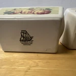 Nantucket Ceramic Loaf Pan Set Of 2 Fruit & Pumpkin Designs Dishwasher Oven Safe. Fixed Price $12.00.