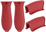4 Pcs Trumoter Potholders, Silicone Assist Pan For Cast Iron Skillets And. Fixed Price $11.83.