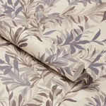 Blue Purple Leaf Botanical Peel & Stick Vinyl Wallpaper 27.5 Sq Ft Made Usa. Fixed Price $47.99.