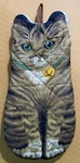 Very Cute 1992 Boston Warehouse Trading Corp Old-fashioned Kitty Cat Oven Mitt. Fixed Price $15.00.