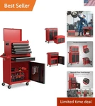 Maximize Space: Lockable 5-DRAWER Tool Chest With Eva Padding & Adjustable Shelf. Fixed Price $271.99.