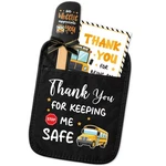 School Bus Driver Appreciation Gift - Horse 3PCS Funny Pot Holder Black. Fixed Price $17.84.