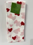 2 Pk Kate Spade Nyc White Red Pink Valentine Day Hearts Kitchen Towel Set New!. Fixed Price $18.95.