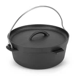 Cast Iron Dutch Oven Pot With Lid 1.5 Quart Camping Cookware Bbq Roaster. Fixed Price $38.32.