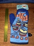 New! Real! Blueq Dj Stovetop Thermal Oven Mitt Super Insulated 100% Cotton. Fixed Price $13.99.