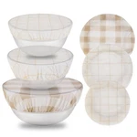 Tirphy Reusable Bowl Covers For Bread Proofing - 8/10/12 Inch, 3 Pcs Beige. Fixed Price $32.73.