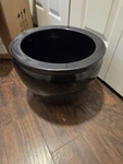 Red Lantern 14" Solid Black Porcelain Fishbowl. Fixed Price $145.57.