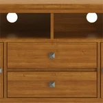 Simpli Home Cosmopolitan Solid Wood Extra Wide 72" Tv Stand - Light Golden Brown. Fixed Price $775.98.