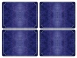 Pimpernel Placemat, Blue 1" H X 15.7" 11.7" W,. Fixed Price $74.99.