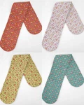 Spring Flowers Double Oven Mitt (4 Colors Available). Fixed Price $30.00.