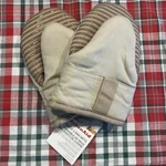 Kitchenaid Beacon Two-tone Non-slip Mini Oven Mitt Set, Milkshake/beige, 5.5"X8". Fixed Price $22.99.