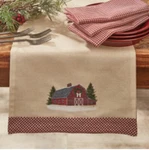 Park Designs Barn Greetings 13" X 36" Table Runner Country Rustic Christmas. Fixed Price $16.95.