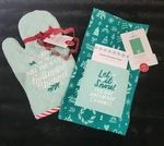 Hallmark Channel Want Is Bake Oven Mitt & Let Snow Tea Towel Recipes. Fixed Price $37.67.
