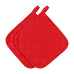 Thermo Heat-resistant Pot Holders (2 Pieces) Superior Protection, Red. Fixed Price $21.87.