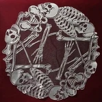 Heritage Lace Tablecloth 30" Topper Pewter Rest In Pieces Party. Fixed Price $30.00.