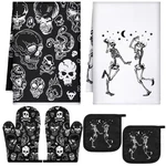 Leinuosen Pcs Skull Kitchen Decor Set, 15.75 X 23.62 Inches, Classic Color. Fixed Price $22.31.