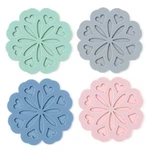 Set 4 Silicone Trivet Mat - Hot Pot Holder Pads For Table & Countertop .... Fixed Price $19.28.