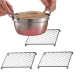 3 Pcs Stainless Steel Trivets Heat Resistant Insulated Hot Pads Table Dish Ma.... Fixed Price $21.19.