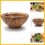 Ironwood Gourmet Acacia Salad Bowl 28108 12 Large Salinas Pack Brown. Fixed Price $83.11.