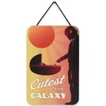 Open Road Brands Disney Star Wars Cutest In The Galaxy Baby Yoda Wall Decor. Fixed Price $14.99.