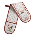 Maison Hermine Campagne French Rooster Double Oven Mitt. Fixed Price $30.00.