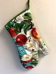 New - Michel Design Works Sweet Apple Cotton Oven Mitt. Fixed Price $20.00.