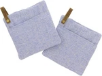 Cuisinart Chambray Pot Holders With Soft Insulated Pockets, 2PK - Marine. Fixed Price $6.97.