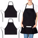 2 Pack 3 Pockets Adjustable Bib Chef Kitchen Cooking Aprons For Women M.... Fixed Price $14.12.