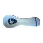Vintage 8" Ceramic Chicken Spoon Rest Country Kitchen Cottage Core Blue White. Fixed Price $12.00.