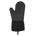 Oxo Oven Mitt: Black Silicone Cotton, Machine Washable, 13.3"X 6.8". Fixed Price $27.99.