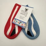 Disney Mousewares Monorail Kitchen Hot Pot Handle Covers Red/blue 2025 Set Of. Fixed Price $14.99.